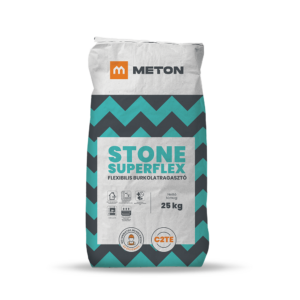 Meton STONE SUPERFLEX flexibilis burkolatragasztó (C2TE) 25 kg