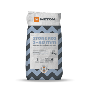 Meton STONE PRO 2-40, szálerősített önterülő aljzatkiegyenlítő 25 kg